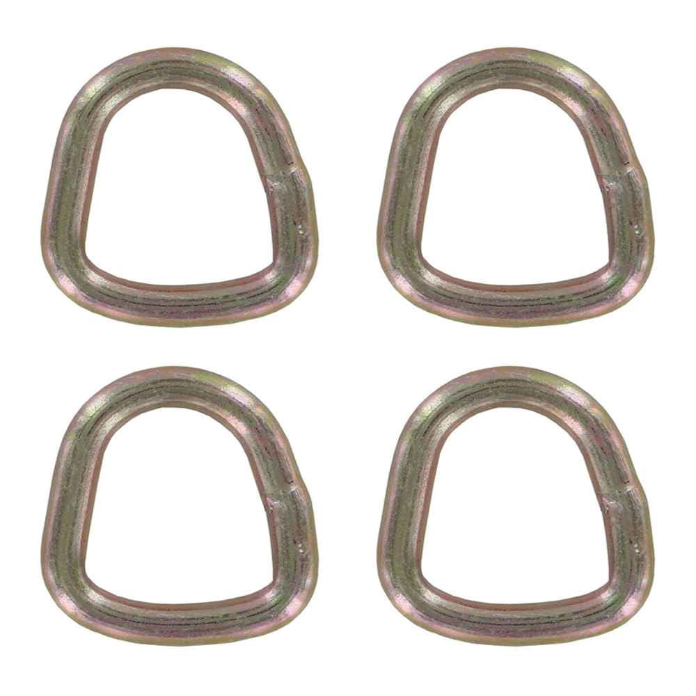 1" Wire D-Ring - 4 Pack