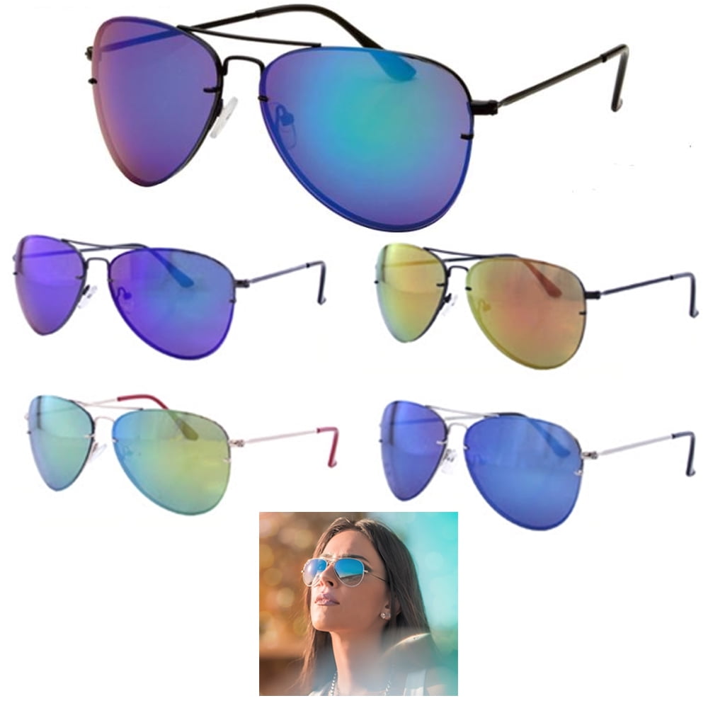 Buy Women's Bliss Classic Aviator Rainbow Lens Sunglasses Online at  desertcartINDIA