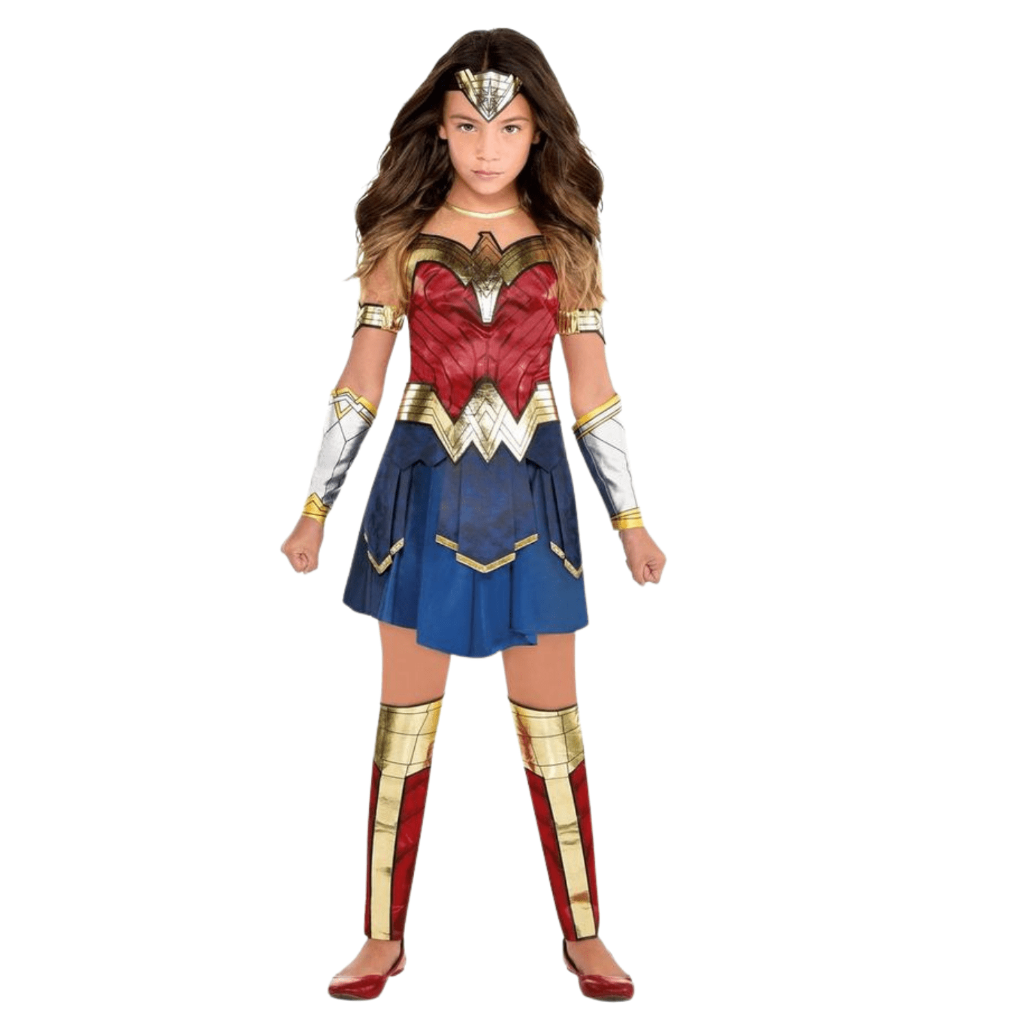Wm21-Rubies Wonder Woman WW84 Costume Light-Up Tiara S4-6 Girl Cosplay  Halloween