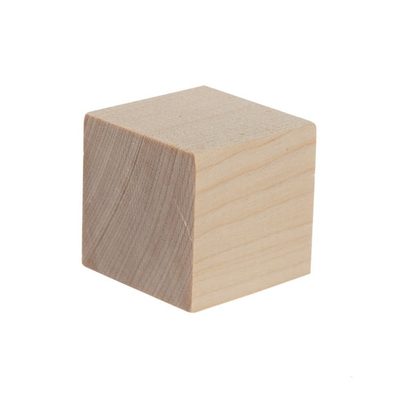1" Wood Cubes 100 Pack for Paracord - Quality Wooden Blocks