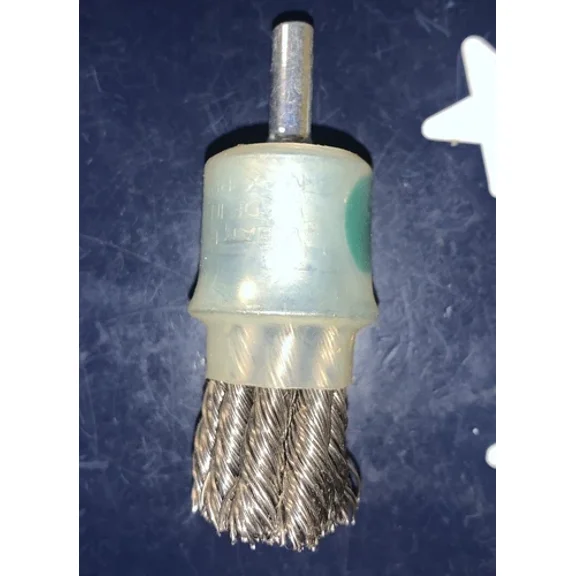1 X 1/4 Shank Wire Knot Brush For Die Grinders And Drills 2-3/4 Length