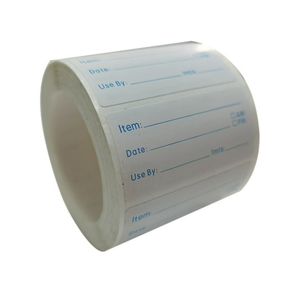 1 X 2 Inch Home Kitchen Food Marking Date Label Sticker - 500 Pcs - blue
