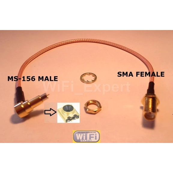 1 X 8 Inch Sma Female To Ms-156 Male Pigtail Coaxial Rf Ms156 Cable Rg316 Usa
