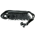 thumbnail image 1 of HILASON Braided Barrel Horse Racing Reins 1” x 8ft Crystal Center Band Fringes, 1 of 2