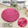 thumbnail image 1 of 1 X Anti-Slip Floor Shower Rug Home Decor Soft Bath Bedroom Non-Slip Floor Shower Rug Yoga Plush Round Mat, 1 of 2
