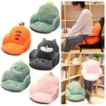 thumbnail image 1 of 1 X Cartoon Cushion Cute Cartoon Cushion Back Office Chair Cushion Sofa Pillow Cushion Home Decoration Cushion Lumbar Support Cushion, 1 of 4
