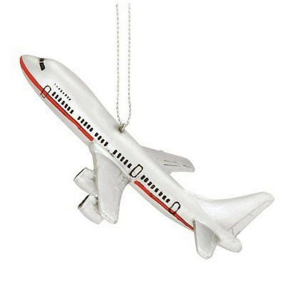 Commercial Airliner Resin Hanging Ornament, 4.25" – Midwest-CBK Miniature Airplane Décor
