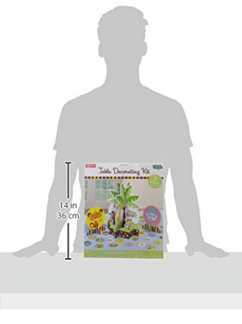 X Fisher Price Table Decorating Kit Baby Shower Monkey Jungle