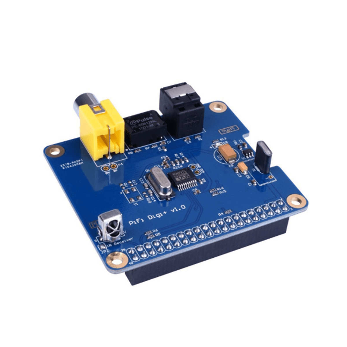 1 X HIFI DiGi+ Digital Sound Card I2S SPDIF Optical Fiber RCA Raspberry ...