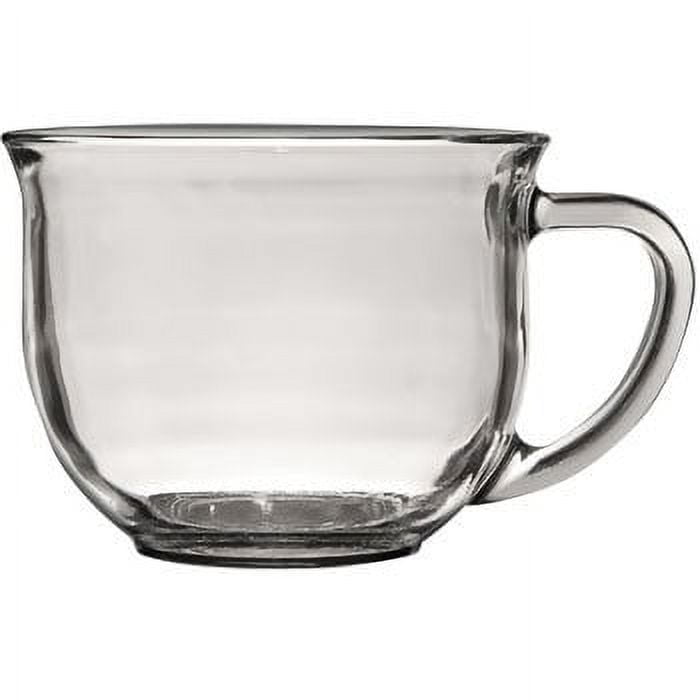 Greenbrier 1 X Large Clear Coffee, Tea or Soup Mug, 16 oz