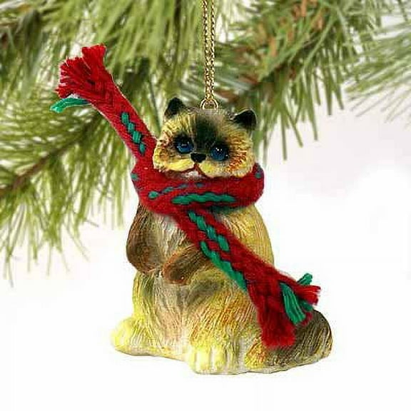 Ragdoll Cat Tiny Miniature One Christmas Ornament - DELIGHTFUL!
