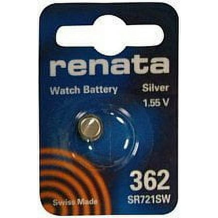 1 X Renata Silver Oxide Button Cell Battery 362