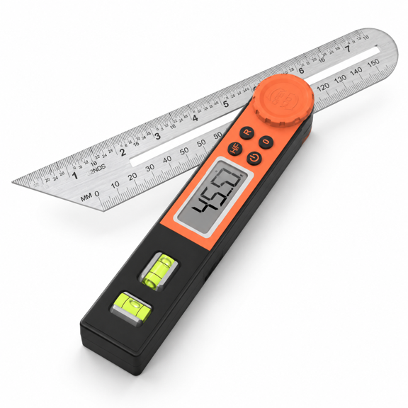 1 X T-Bevel Protractor Digital Angle Finder 0-360 Degree Measuring Tool