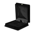 thumbnail image 1 of 1 X Velvet Necklace Chain Jewelry Display Storage Box Gift -black, 1 of 4