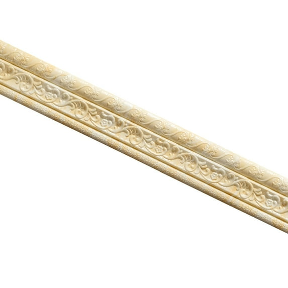 Wall Stickers - Home Wall Stickers - Wall Trim Line Skirting Border 3D Pattern Sticker Decorative Self Adhesive Waterproof Wall Border Strip Foam Molding Trim - 1 X Wall Decal Waistline Decoration