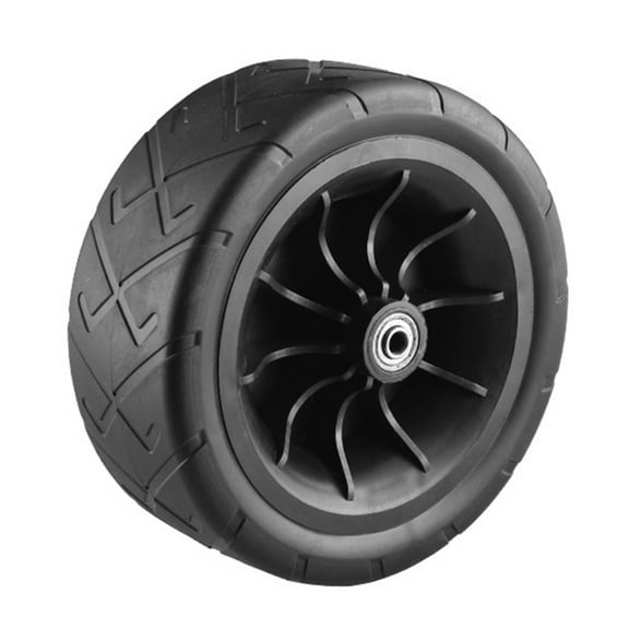 1 X Wheel Without Cart Pu Outdoor Replacement Wheel With Bearings For All-Terrain Folding Wagon Cart Accessories
