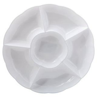 Maryland Plastics Clear Oval Plastic Serving Platter, 21 x 14