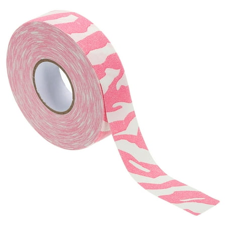 1"X27 Yard Hockey Tape Multipurpose Grip Protector for Hockey Stick Blade Bat, Pink Texture
