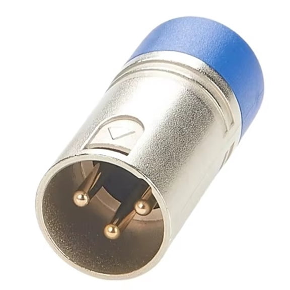 1* XLR 3Pin DMX512 Terminal Resistance-Silver & Blue