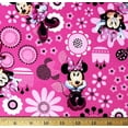 thumbnail image 1 of 1 Yard - Disney Minnie Mouse Pink Polka Dot Dresses Cotton Fabric (Great for Quilting, Sewing, Craft Projects, Throw Pillows & More) 1 Yard X 44" Wide, 1 of 2