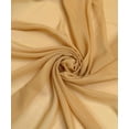thumbnail image 1 of 1 Yard (Gold Beige) Matte Chiffon Fabric by the yard, sheer soft fabric for wedding, arch draping, baby shower, chuppah, drapery fabric, 1 of 6