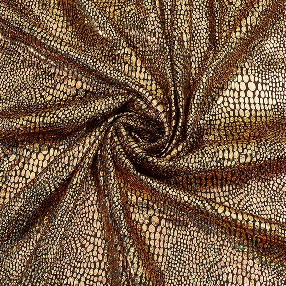 1 Yard Gold Snake Skin Texture Leather Fabric 62.2in Width Gilding Polyester Fabric Shiny Snake Skin for Sewing Crafts Clothing Accessories Handbag Apparel Party Decoration Silver for diy making