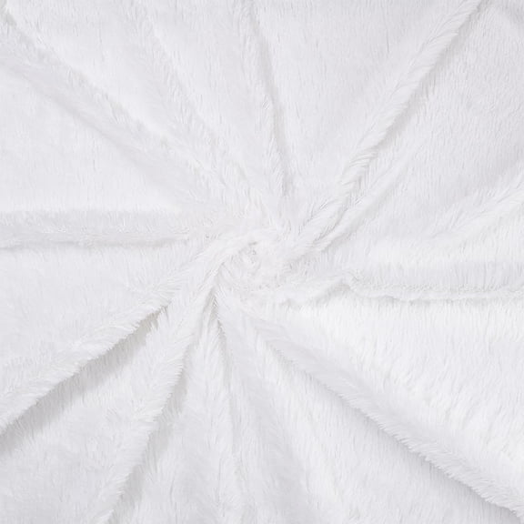 1 Yard x 59 Inch White Faux Fur Fabric Plush Fabric Christmas Craft Fur Fluffy Fur Fabric Fuzzy Fabric for DIY Crafts Christmas Winter Costume Cosplay Gnome Pillow Sewing