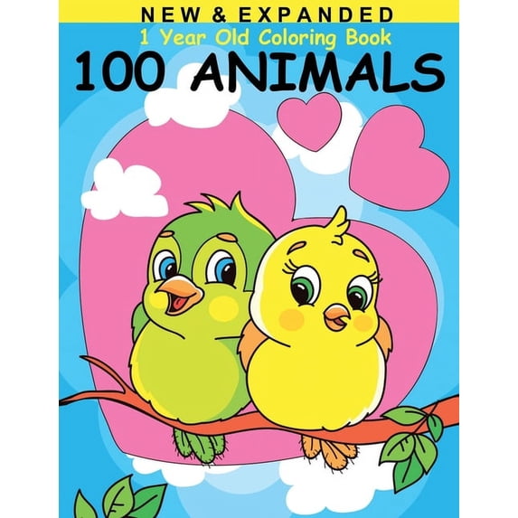 1 Year Old Coloring Book: Baby First Coloring Book (US Edition), (Paperback)