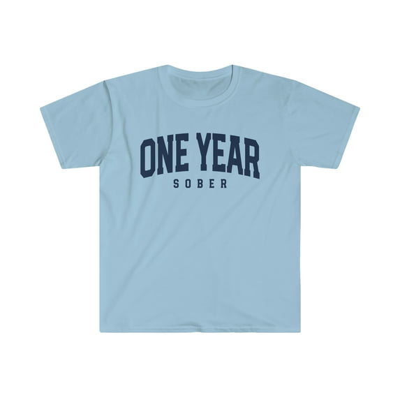 1 Year Sober Sobriety Recovery Shirt, Gifts, Tshirt, Tee