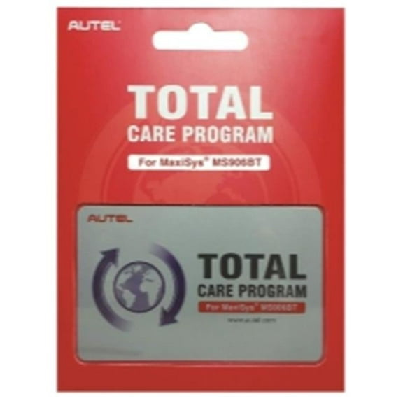 1 Year Software Subscription & Warranty - Total Care Program Card