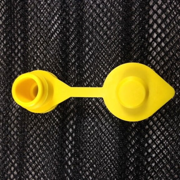 1 - Yellow VENT CAP Gas Fuel Can Midwest Blitz Wedco Briggs Scepter - No Glug!