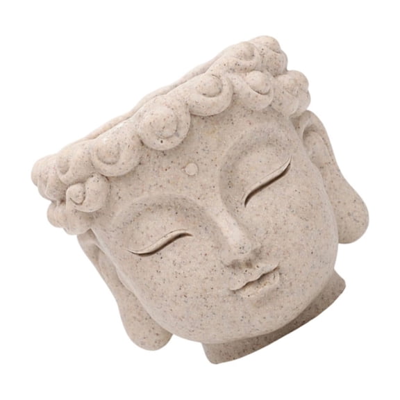 1. Zen-Inspired Resins Planter for Succulents, Indoor Outdoor Decoration with Lightweight Design