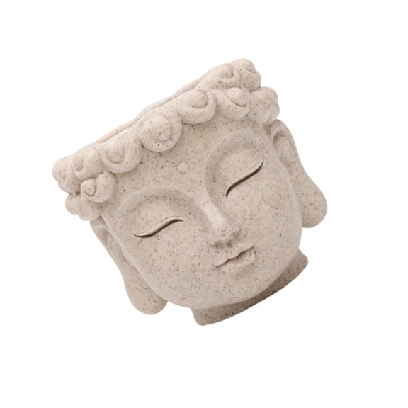 1. Zen-Inspired Resins Planter for Succulents, Indoor Outdoor Decoration with Lightweight Design