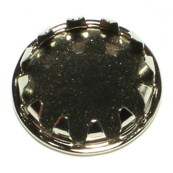 1" Zinc Plated Steel Flush Head Hole Plugs (16 pcs.)