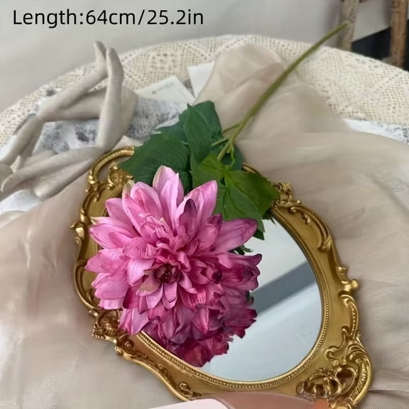 1 artificial flower with baked edges, high-end artificial flower, suitable for weddings, home decorations, aisle markers, floral arrangements and ornaments.