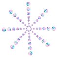 thumbnail image 1 of 1 bag 420pcs 7 style Rainbow ABS Plastic Imitation Pearl Beads Gradient Mermaid Pearl Beads Round Medium Orchid 9.5mm Hole: 1.6mm, 1 of 7