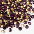 thumbnail image 1 of 1 bag Back Plated Grade A Diamond Glass Pointed Rhinestone Amethyst 3.8~3.9mm 1440pcs/bag, 1 of 2