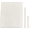 thumbnail image 1 of 1 bag Book Binding Cloth Kits Hand Book Binding Tools set with 126×15.8 Inch Cotton Cloth Fabric White Book Cloth 2pcs Bone Folder Paper Creaser for DIY Bookbinding Crafts Sewing Supplies, 1 of 5