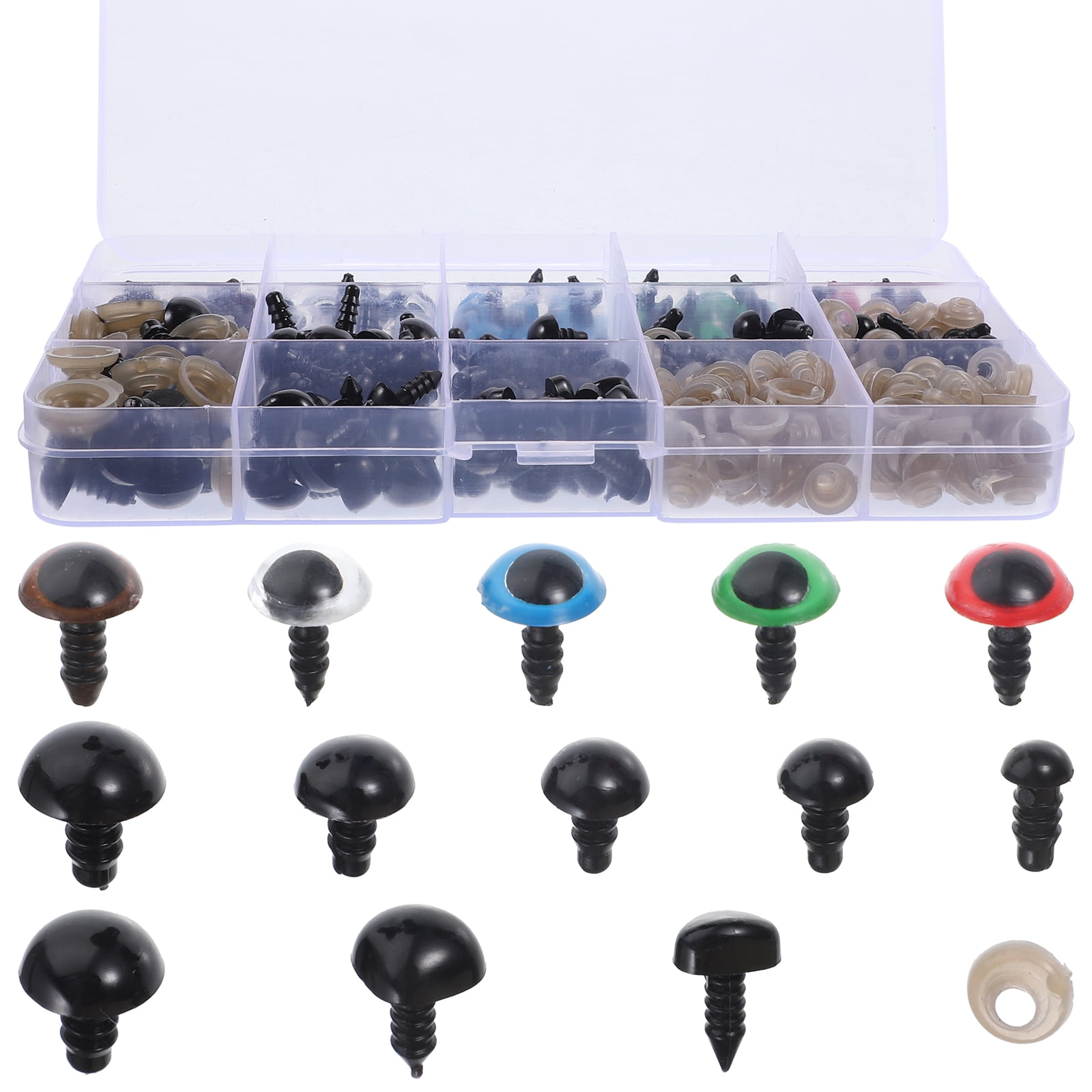 1 box of DIY Nose and Safety Eyes Stuffed Animals Making Material Doll