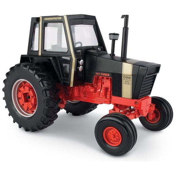 1 by 16 Scale Case 970 Tractor with Black Knight Color Scheme & Graphics Prestige Collection