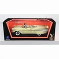 thumbnail image 1 of 1 by 18 1957 Chevrolet Bel Air Convertible Diecast Model Car, Cream, 1 of 1