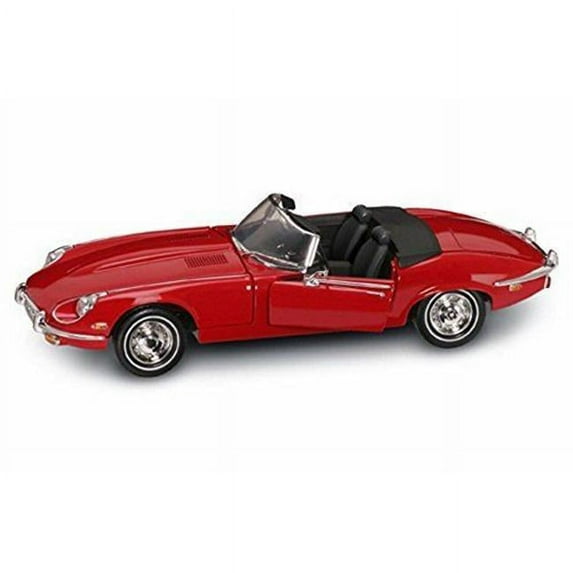 1 by 18 1971 Jaguar E Type Diecast Model Car, Red