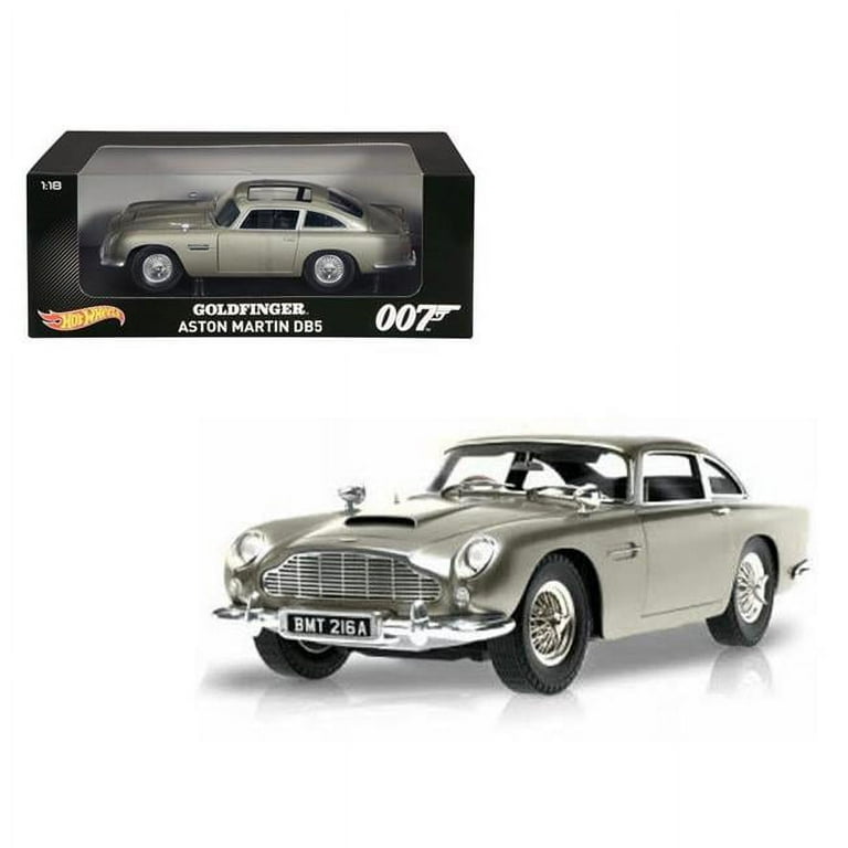1 by 18 Scale Diecast Aston Martin DB5 Silver James Bond 007
