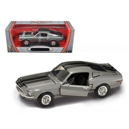 1 by 43 1968 Shel by GT 500 KR Diecast Car, Silver
