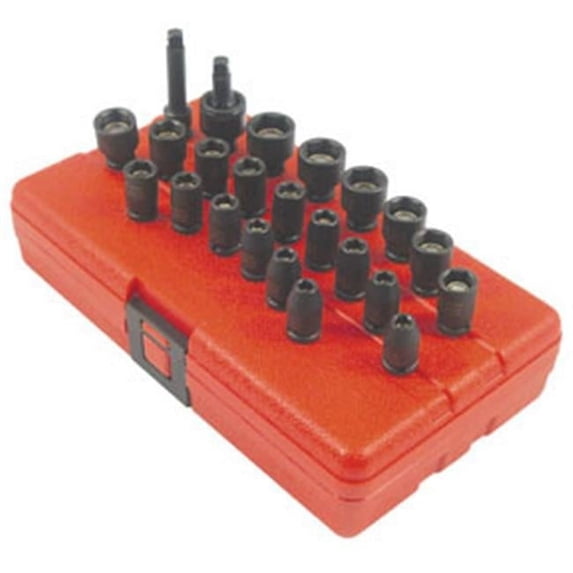 1 by 4in. Drive Mag Import Socket Set, 23 Piece