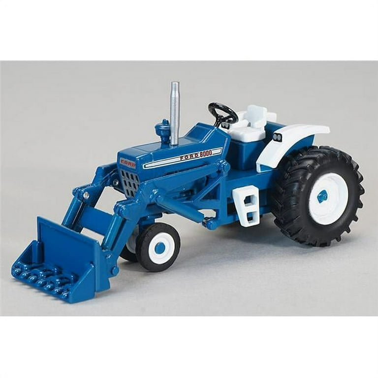 1 by 64 Scale Ford 8000 Narrow Front Tractor with Front Loader