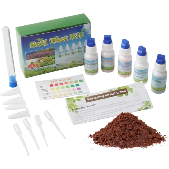 Potassium Testing Kit Color Scale 1 complete set of soil testing kit, suitable for gardens, lawns, yards ...