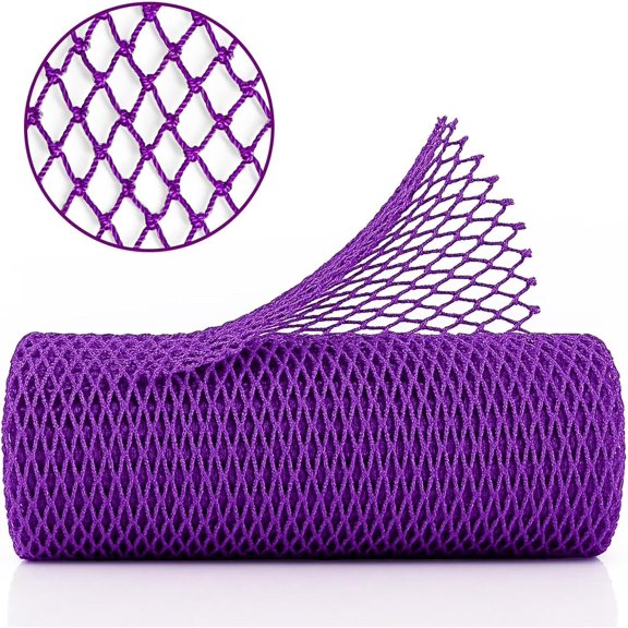 1 count Net Sponge, Magic Bath Sponge, Bath Accessories for Women (Purple)
