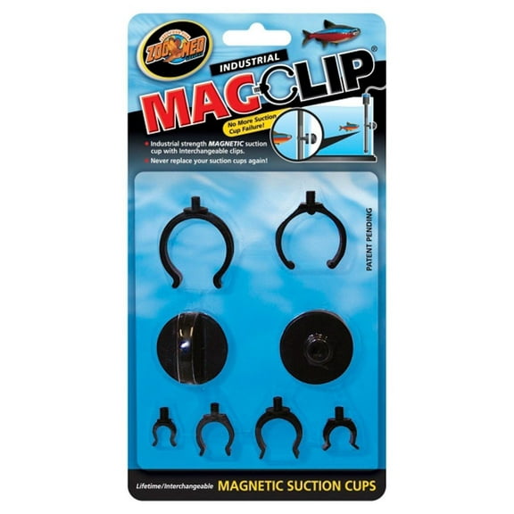Zoo Med Labs Magclip Magnetic Suction Cups Industrial Strength Interchangeable