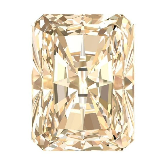 1 ct 7x5mm Radiant Cut VVS1 Natural Brown Morganite November Birthstone